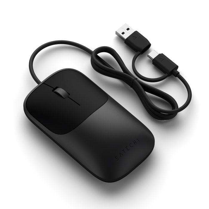 Satechi Slim LX Wired Mouse - Space Black [2]
