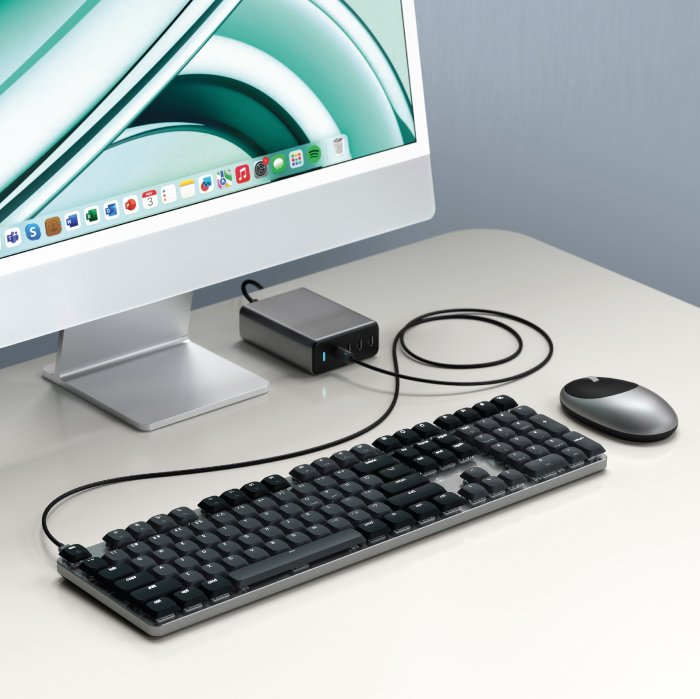 Satechi SM3 Slim Mechanical Backlit Bluetooth Keyboard (Dark) - US- Dark [13]