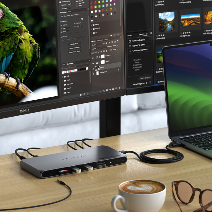 Satechi Thunderbolt 4 Multi-Display Docking Station - EU - Space Grey [6]
