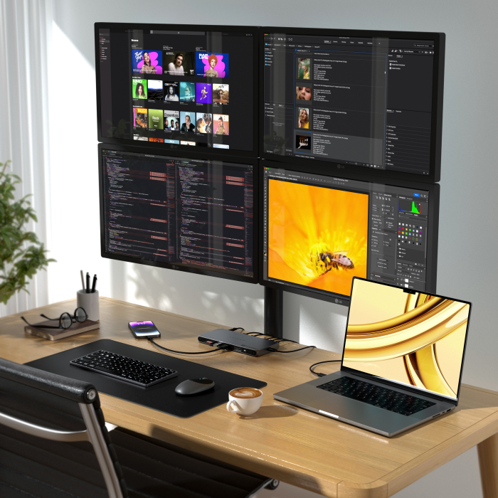 Satechi Thunderbolt 4 Multi-Display Docking Station - EU - Space Grey [3]