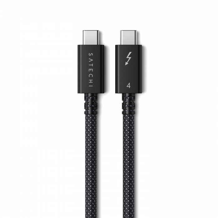 Satechi Thunderbolt 4 Pro Braided Cable 1m (PD240W,40Gpbs data,8K resolution) - Black [5]
