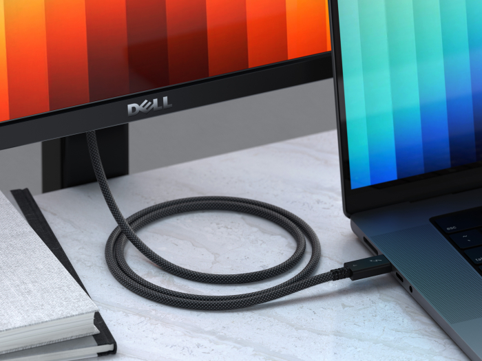 Satechi Thunderbolt 4 Pro Braided Cable 1m (PD240W,40Gpbs data,8K resolution) - Black [4]