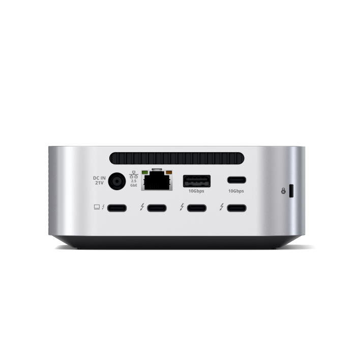 Satechi Thunderbolt 5 CubeDock with SSD Enclosure (3xTBT 5 Downstream Ports, TBT 5 Host Port 140W,2x USB-C 3.2, 2x USB-A 3.2, 2.5 Gigabit Ethernet,SD & microSD Reader,M.2 NVMe SSD Enclosure,Active Coo [3]