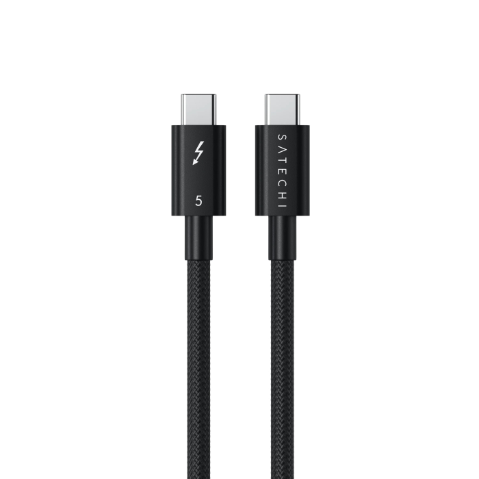Satechi Thunderbolt 5 Pro Braided Cable 1m (PD240W,80Gpbs data,8K Video) - Space Black [2]