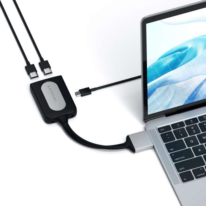 Satechi Type-C Dual HDMI Adapter - Silver [4]
