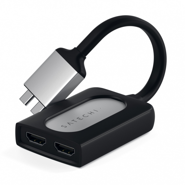 Satechi Type-C Dual HDMI Adapter - Silver [2]