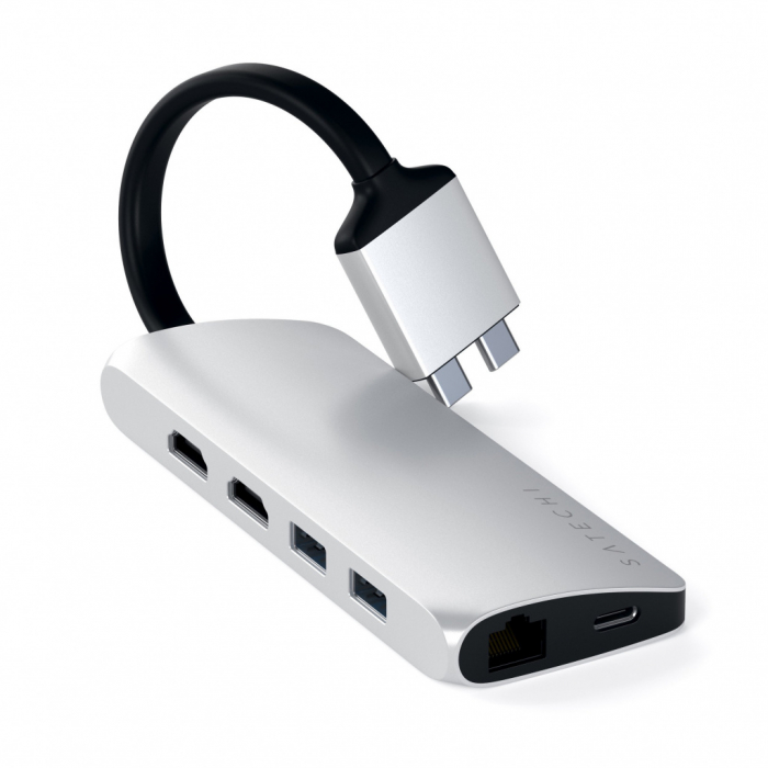 Satechi Type-C Dual Multimedia Adapter - Silver [1]