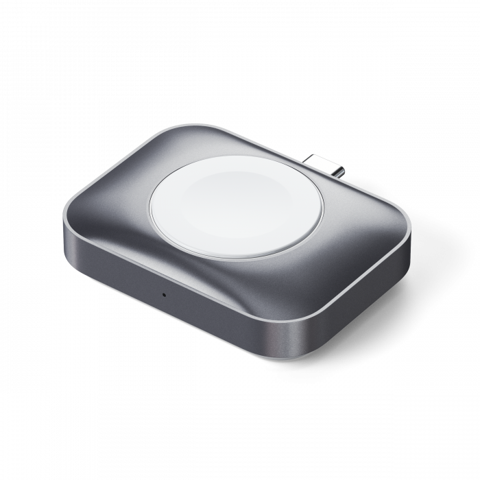 Satechi USB-C 2 in 1 Wireless charging dock for Apple watch and Airpods - Silver [4]