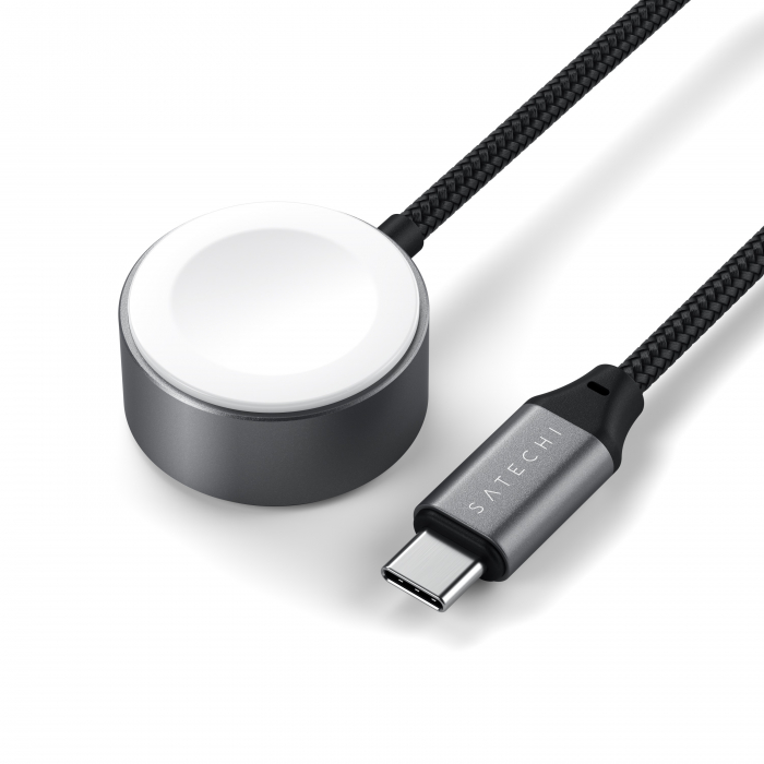 Satechi USB-C Magnetic Fast-Charging Cable for Apple Watch - Space Gray [8]
