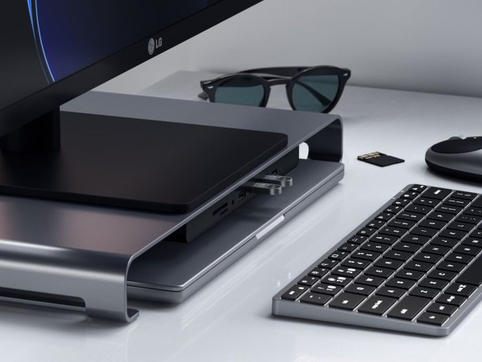 Satechi USB-C Monitor Stand Hub XL - Space Grey [7]