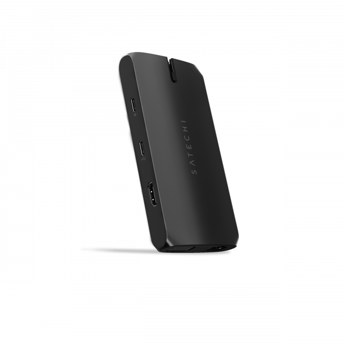 Satechi USB-C On-the-go Multiport adapter (1xHDMI, 1xVGA, 1x USB-C PD, 1xGigabit Ethernet, 2x USB-A, 1xUSB-C, Micro/SD) - Black [3]