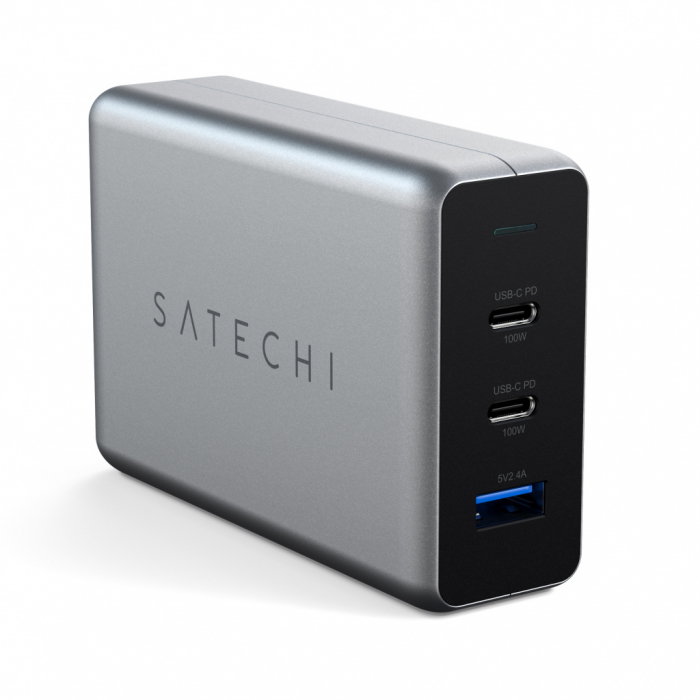 Satechi USB-C PD Compact GAN Charger 100W 1xUSB-C PD,2xUSB-C PD,1xUSB-C PD,1xUSB-A,2x USB-C PD [1]