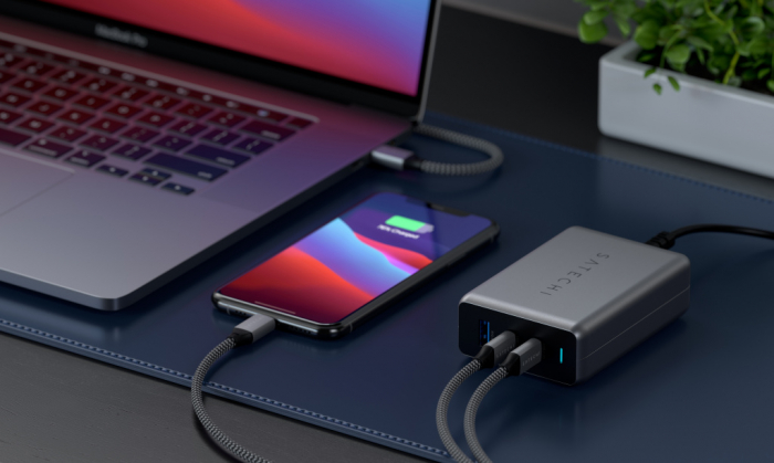Satechi USB-C PD Compact GAN Charger 100W 1xUSB-C PD,2xUSB-C PD,1xUSB-C PD,1xUSB-A,2x USB-C PD [6]