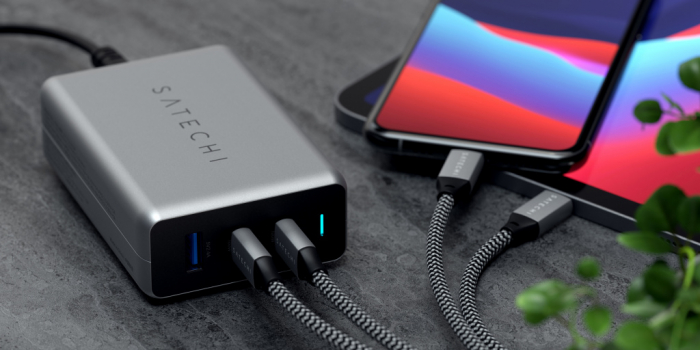 Satechi USB-C PD Compact GAN Charger 100W 1xUSB-C PD,2xUSB-C PD,1xUSB-C PD,1xUSB-A,2x USB-C PD [4]