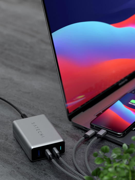 Satechi USB-C PD Compact GAN Charger 100W 1xUSB-C PD,2xUSB-C PD,1xUSB-C PD,1xUSB-A,2x USB-C PD [7]