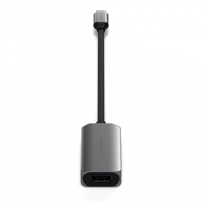 Satechi USB-C To HDMI 2.1 8K Adapter (Mac Devices up to 4K/60Hz, 8K/60Hz, 4K 60Hz/120Hz, 2K/ 40Hz, 1080P/500Hz,  Dynamic HDR10+  HDCP 1.4 & HDCP 2.3) - Space Grey [3]