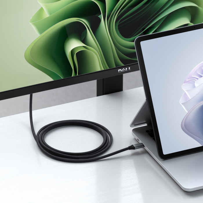 Satechi USB-C To HDMI 2.1 8K Cable (Mac Devices up to 4K/60Hz, 8K/60Hz, 4K 60Hz/120Hz, 2K/ 40Hz, 1080P/500Hz,  Dynamic HDR10+  HDCP 1.4 & HDCP 2.3) - Space Grey [5]