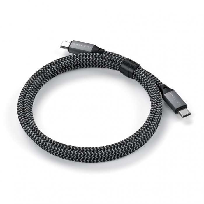 Satechi USB-C to USB-C 100W Braided Charging 2m Cable - Grey [2]