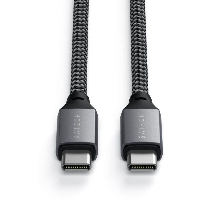 Satechi USB-C to USB-C 100W Braided Charging 2m Cable - Grey [3]
