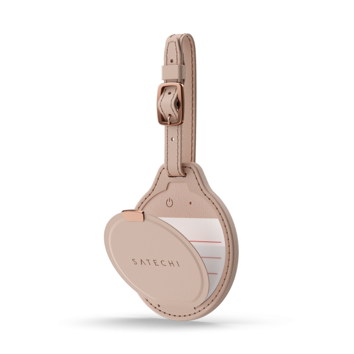 Satechi Vegan-Leather FindAll Luggage Tag - Desert Rose [1]