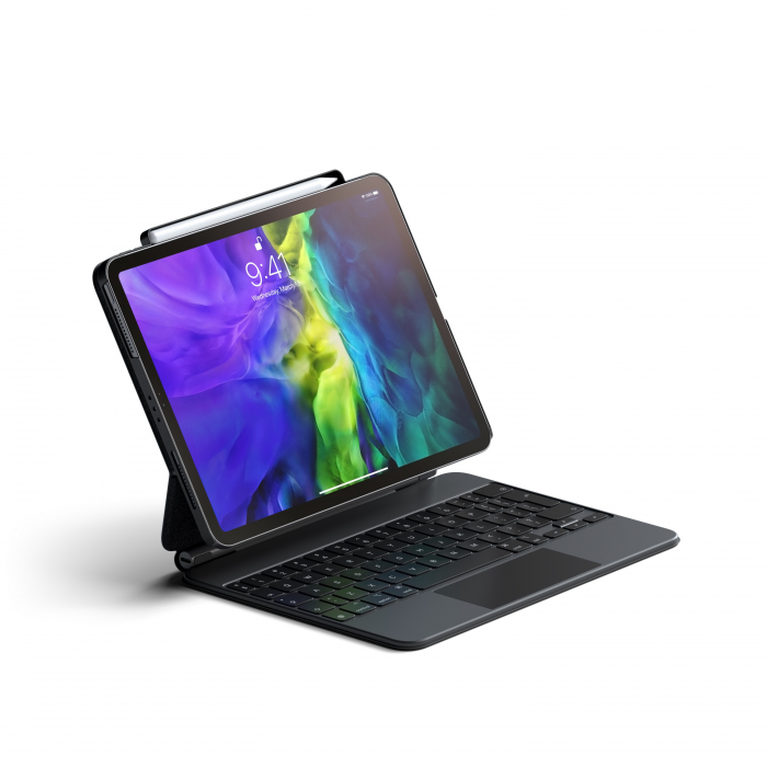 Satechi Vegan-Leather Magnetic Case For iPad Pro 12.9inch - Black [8]