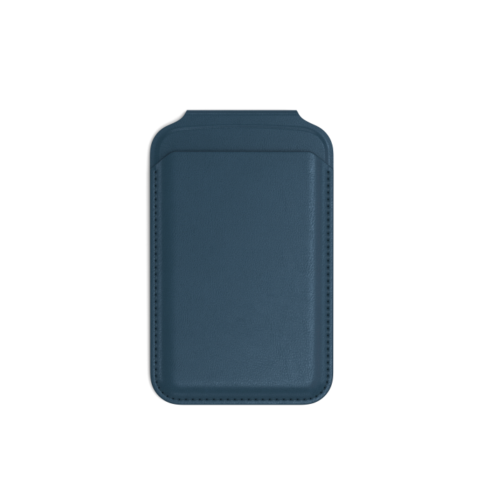 Satechi Vegan-Leather Magnetic Wallet Stand (iPhone 12/13/14/15 all models) - Dark Blue [8]