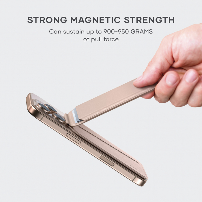Satechi Vegan-Leather Magnetic Wallet Stand (iPhone 12/13/14/15 all models) - Desert Rose [4]