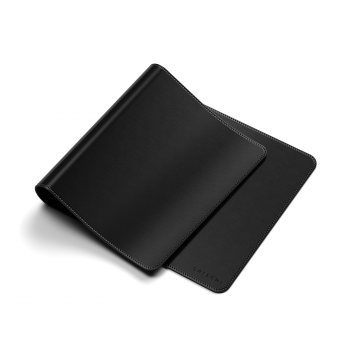 Satechi Vegan-Leather Premium Desk Mat - Black [5]