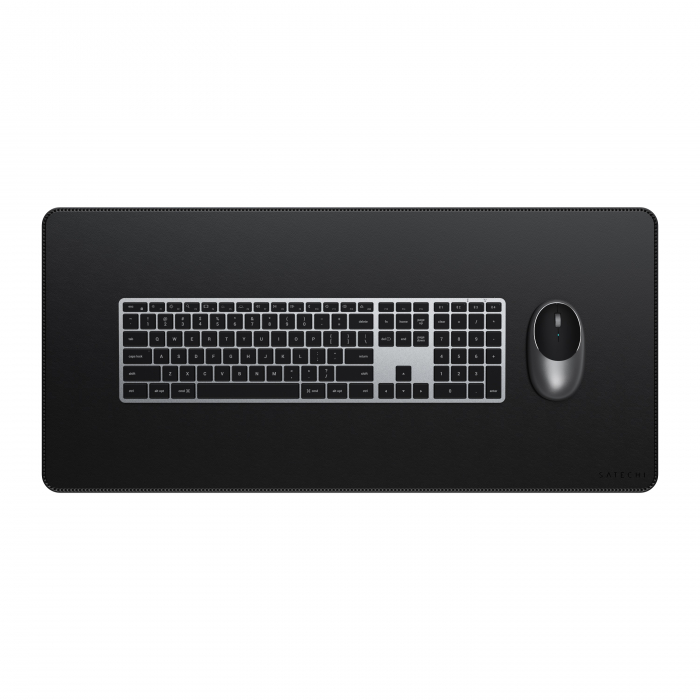 Satechi Vegan-Leather Premium Desk Mat - Black [1]