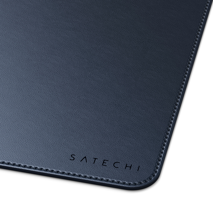 Satechi Vegan-Leather Premium Desk Mat - Blue [4]