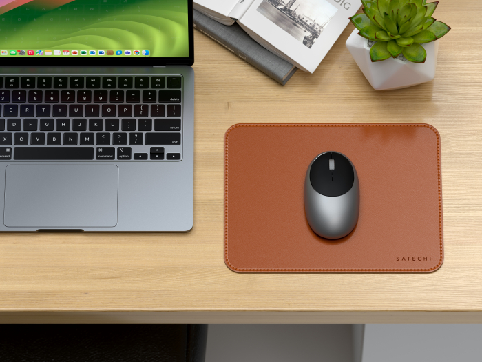 Satechi Vegan-Leather Premium Mouse Pad - Brown [6]
