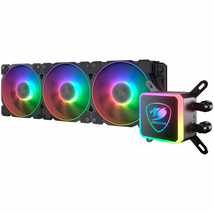 Cougar I Aqua ARGB 360 I 3MAQR360.0004 I AiO Liquid Cooling I Aqua ARGB 360 *1 + 120mm RGB Fan x3 + remote control [4]