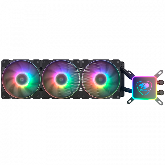 Cougar I Aqua ARGB 360 I 3MAQR360.0004 I AiO Liquid Cooling I Aqua ARGB 360 *1 + 120mm RGB Fan x3 + remote control [3]