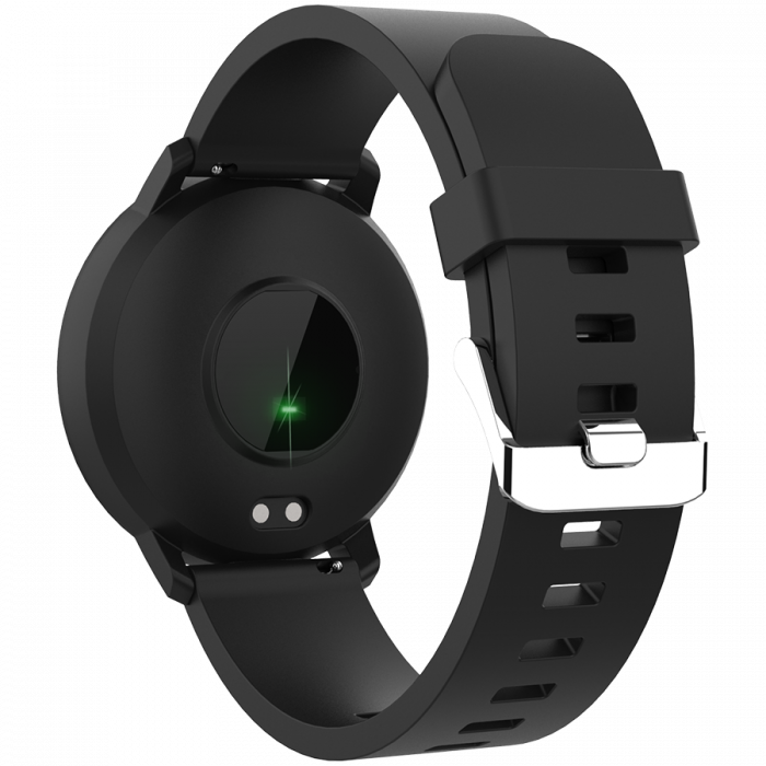 CANYON Lollypop SW-63, Smart watch, 1.3inches IPS full touch screen, Round watch, IP68 waterproof, multi-sport mode, BT5.0, compatibility with iOS and android, black, Host: 25.2*42.5*10.7mm, Strap: 20 [2]