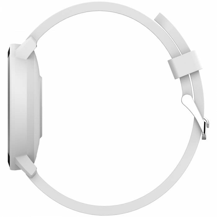 CANYON Lollypop SW-63, Smart watch, 1.3inches IPS full touch screen, Round watch, IP68 waterproof, multi-sport mode, BT5.0, compatibility with iOS and android, Silver white, Host: 25.2*42.5*10.7mm, St [4]
