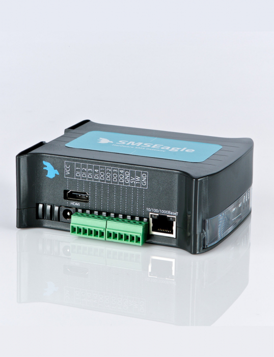 SMSEagle NXS-9700 3G - modem device, sending/receiving throughput up to 30 SMS/min [4]