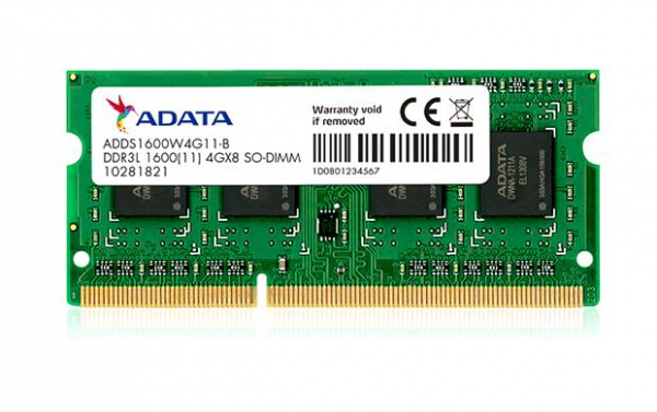 SODIMM ADATA DDR3/1600  4GB low voltage "ADDS1600W4G11-S" [1]