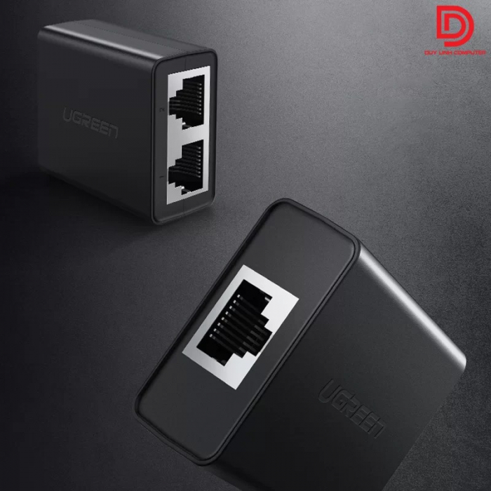 SPLITTER RJ-45 Ugreen, \\"CM210\\" pt. cablu UTP, Cat5, 1 x RJ-45 (M) la 2 x RJ-45 (M) , viteza maxima 100 Mbps, material plastic, negru \\"50923\\" - 6957303859238 [2]