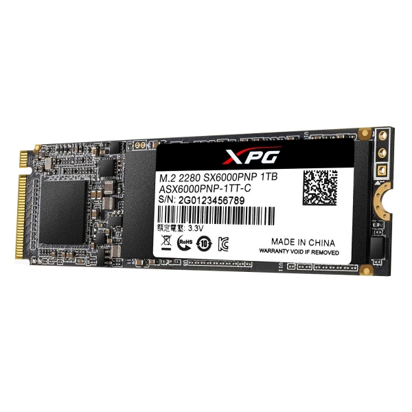 SSD ADATA M.2 PCIe 1TGB, Gen3 x4, XPG SX6000 Pro 3D TLC NAND, R/W up to 2100/1500MB "ASX6000PNP-1TT-C" [2]