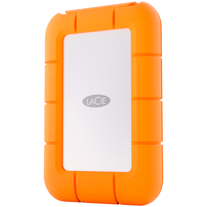 SSD Extern LaCie Rugged Mini 1TB, USB 3.2 Gen2 Type C (20Gbps), FireCuda SSD inside, IP54, 3-meter drop and 1-ton car crush resistance, self-encrypting technology, Rescue Data Recovery Services 3 ani, [1]
