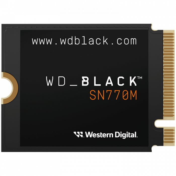 SSD WD Black SN770M 1TB M.2 2230 PCIe Gen4 x4 NVMe, Read/Write: 5150/4900 MBps, IOPS 740K/800K, TBW: 600 [1]