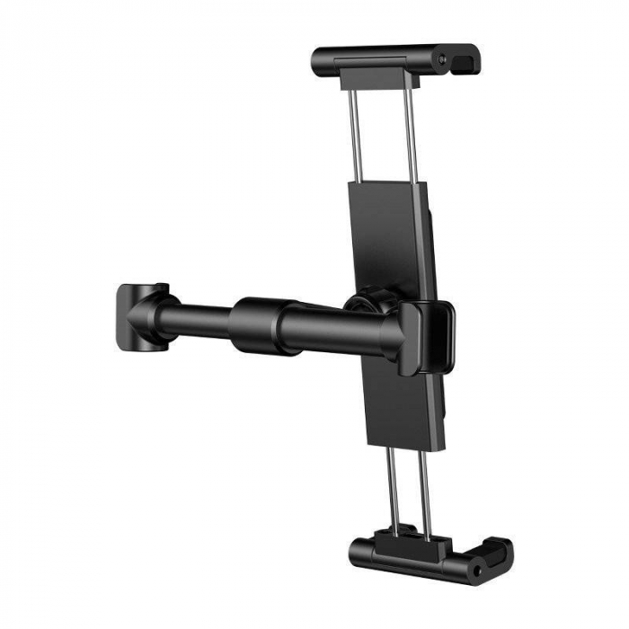 SUPORT AUTO Baseus pt. SmartPhone sau Tableta, fixare pe tetiera, ofera posibilitatea reglarii unghiului de vizionare pe verticala si orizontala (360 de grade), negru \\"SUHZ-01\\" [2]