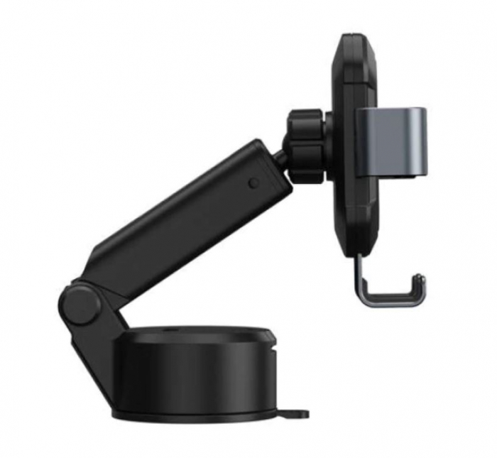 SUPORT AUTO Baseus Simplism pt. SmartPhone, fixare parbriz sau bord prin ventuza, metalic, negru \\"SUYL-TK01\\" [2]