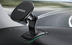 SUPORT AUTO Ugreen pt. SmartPhone, \\"LP292\\" fixare adeziv bord, prindere magnetica telefon, rotatie 360 grade, negru \\"80785\\" - 6957303887859 [2]