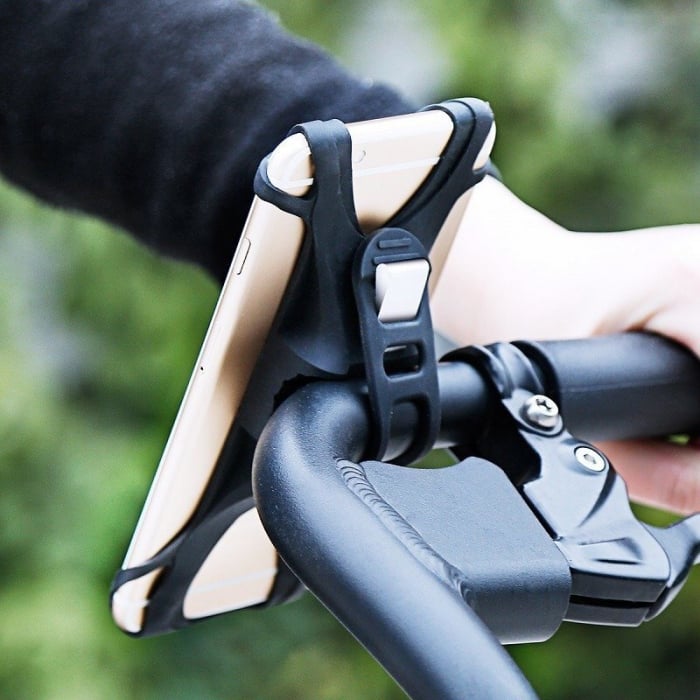 SUPORT bicicleta Baseus Miracle pt SmartPhone, fixare de bare de diferite dimensiuni, negru \\"SUMIR-BY01\\" [2]