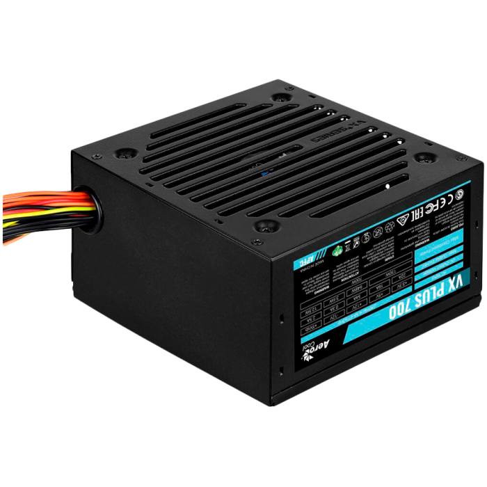 Sursa Aerocool VX Plus Stealth 700 700W neagra, eficienta 82%, [3]