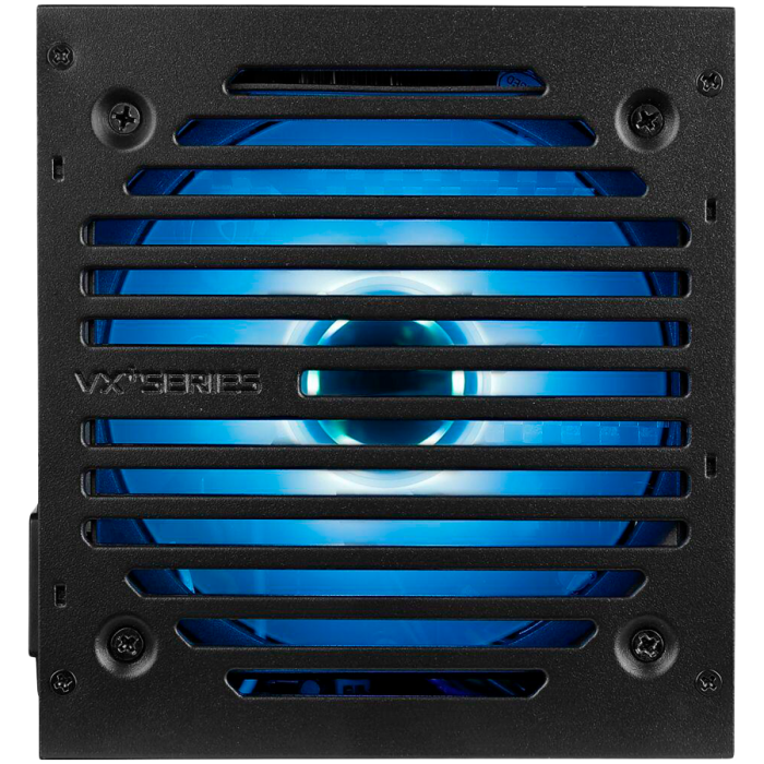 Sursa Aerocool VX Plus Stealth 700 700W neagra iluminare RGB, eficienta 82%, iluminare RGB, single rail (54A) [2]