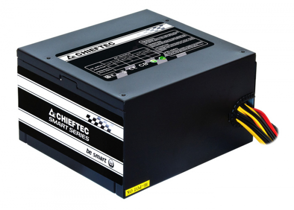 SURSA CHIEFTEC 500W (real), Smart series, fan 12cm, eficienta >85%, 1x CPU 4, 1x PCI-E (6+2), 3x SATA "GPS-500A8" [2]