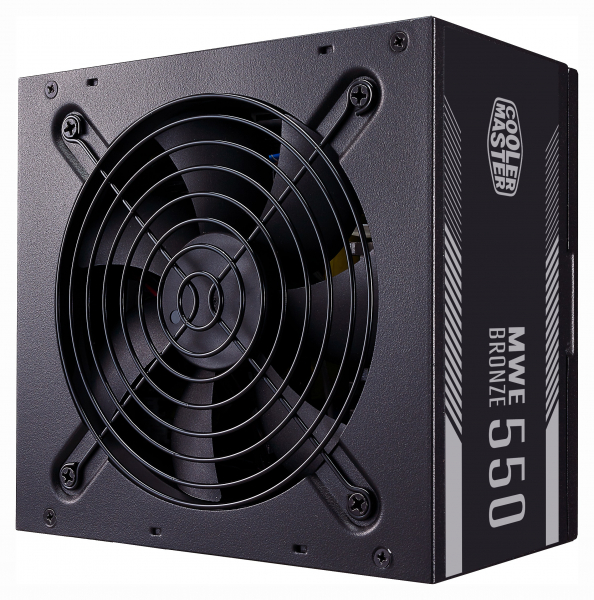SURSA COOLER MASTER  550W (real), MWE 550 Bronze V2, silent HDB fan 120mm, 80 Plus Bronze, 2x PCI-E (6+2), 6x S-ATA "MPE-5501-ACAAB-EU" [1]