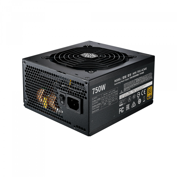SURSA COOLER MASTER  750W (real), MWE Gold 750 V2, silent HDB fan 120mm, 80 Plus Gold, 4x PCI-E (6+2), 12x S-ATA, modulara "MPE-7501-AFAAG-EU" [2]
